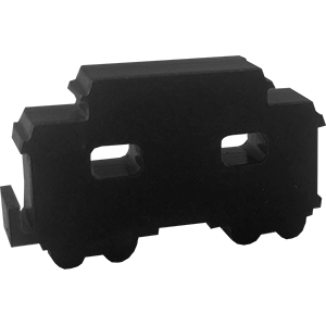 Acrylic Train, Caboose, Black Thumbnail