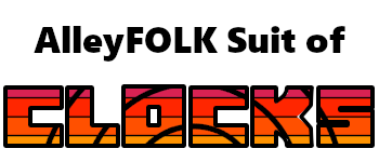 AlleyFOLK Suit of Clocks logo