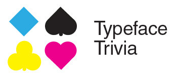 CMYK Type Trivia Playing Cards logo