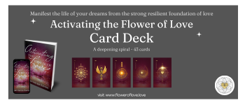 Activating the Flower of Love Card Deck + box (to big) logo