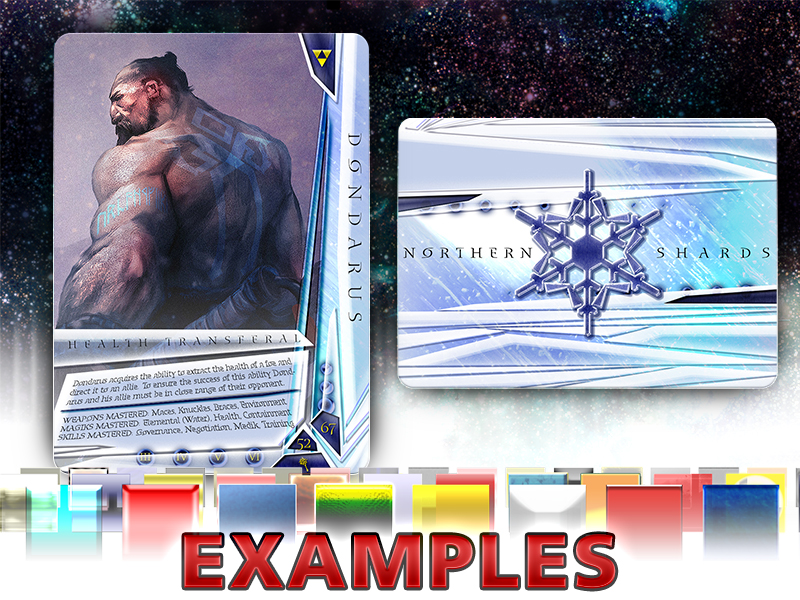 Trading Card Game Template 23 - Photoshop | Manifestation CC
