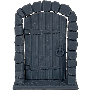 Hinged Stone Door, Grey Thumbnail