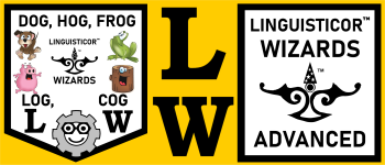 Linguisticor Wizards Advanced: DOG HOG FROG LOG COG logo