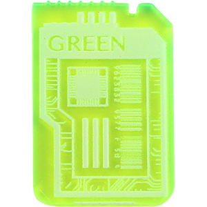 Keycard, Fluorescent Green Thumbnail