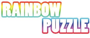 Double sided Rainbow Puzzle logo