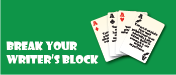 Break Your Writer's Block Cards logo