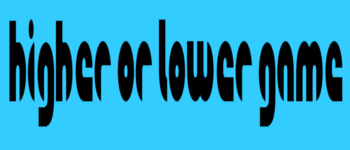 Higher or Lower Game logo
