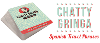 Chatty Gringa - Spanish Travel Phrases & Poker Deck logo