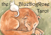 The BlueDogRose Tarot advertisement