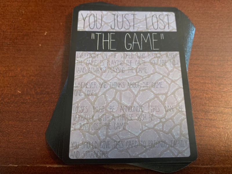 The Game You Just Lost It