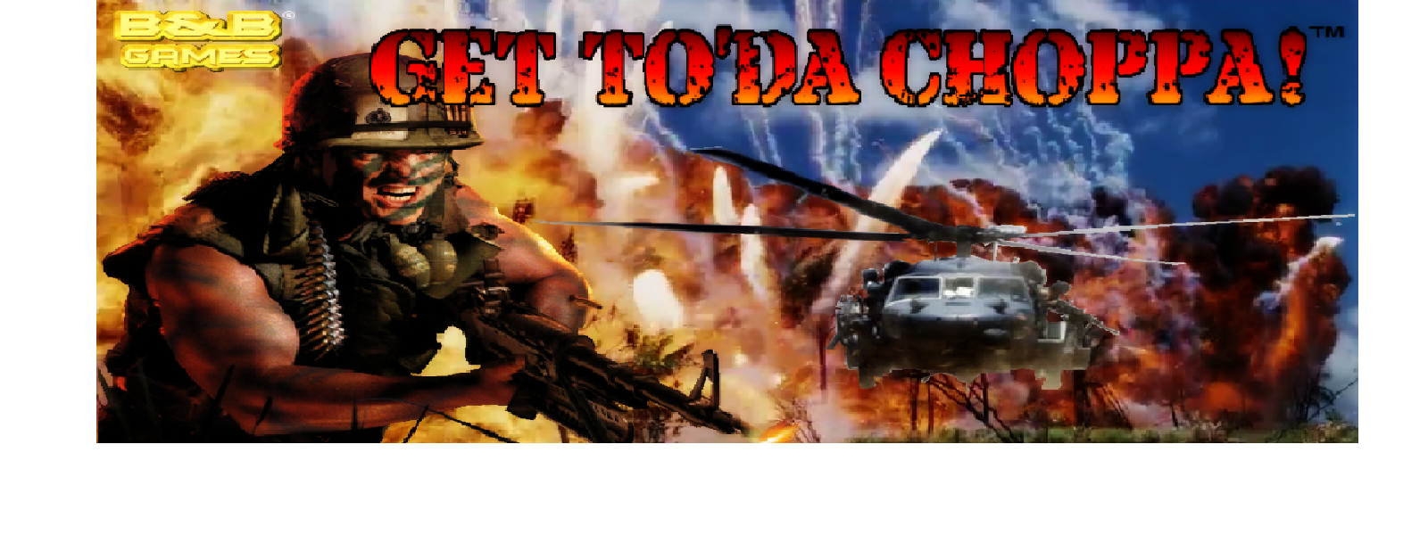 Get to the Chopper!!!, Board Game