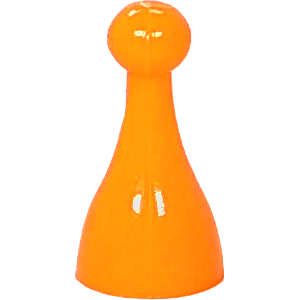 Halma, Plastic, Orange Thumbnail