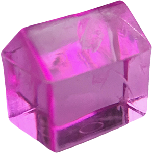 House, Acrylic, Transparent, Purple Thumbnail