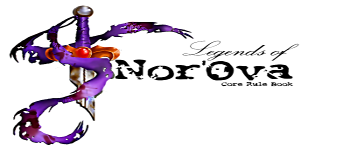 Legends of Nor'Ova Core Rule Book logo