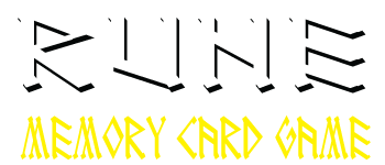 Elder Futhark Rune Memory Cards Stage 2 Names Pronunciation logo