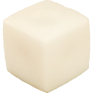 Ice Cube, 12mm, Opaque, White Thumbnail