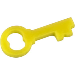 Padlock Key, Yellow Thumbnail