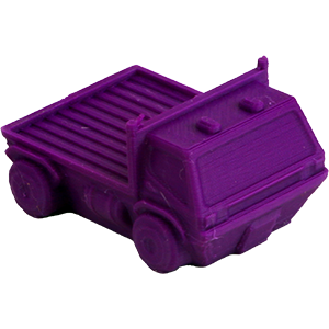 Truck, Flatbed, Purple Thumbnail