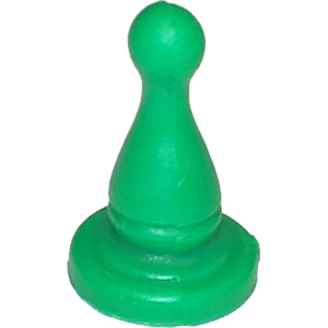 Bowling Pin, Small, Green Thumbnail
