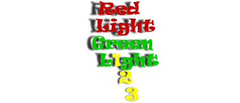 RED LIGHT GREEN LIGHT 1 2 3... logo