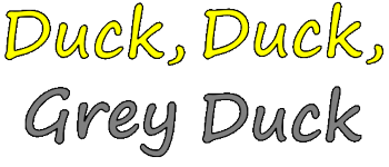 Duck, Duck, Grey Duck logo