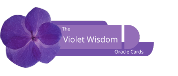 Violet Wisdom Oracle Cards logo