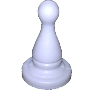 Bowling Pin, Small, White Thumbnail