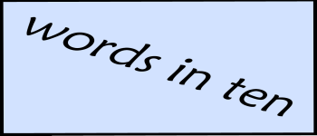 Words in Ten logo