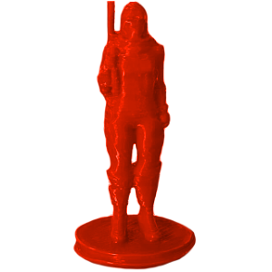 Woman, Post Apocalypse, TB15, Red Thumbnail