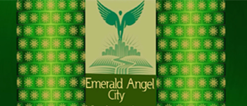 Emerald Angel City Chakra Wheel of Life Oracle Cards logo