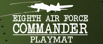 Eighth Air Force Commander Playmat logo