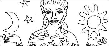 Hinted Tarot deluxe colouring book logo