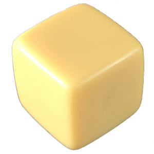 D6, 16mm, Blank, Yellow Thumbnail