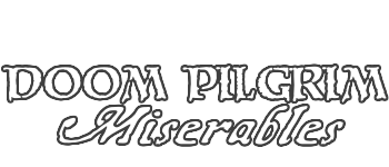DOOM PILGRIM Miserables logo