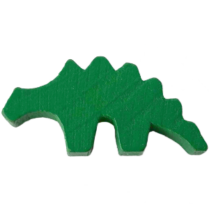 Dinosaur, Ankylosaurus, Wood, Green Thumbnail