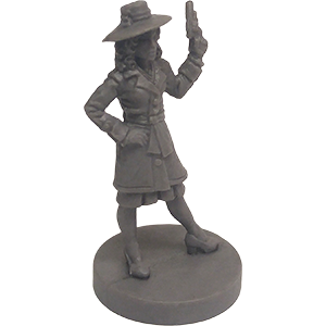 Female Gunslinger, Gray Thumbnail