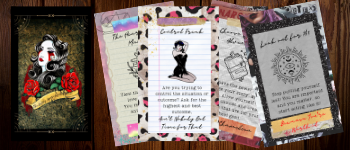 The Salty Spiritualist Clarity Cards logo