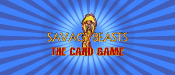 Savage Beasts: The Card Game - Booster Pack logo