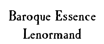 Baroque Essence Lenormand Bridge-Sized Deck logo