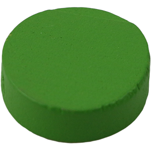 Disc, 14mm x 4mm, Green Thumbnail