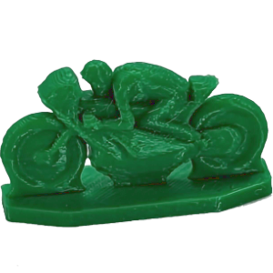 Motorcycle, Green Thumbnail