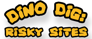 Dino Dig: Risky Sites logo