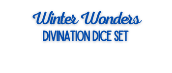 Winter Wonder Divination 7 Dice Set logo