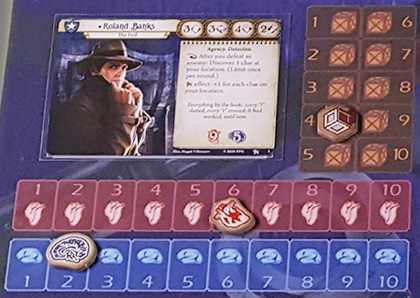 arkham horror card game players LCG Chapter 1  Compatible Mat  Rollinmats Arkham Horror LCG Investigator tray
