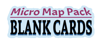 Micro Map Pack Blank Cards logo