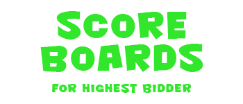 HIGHEST BIDDER &mdash; SCORE BOARDS logo