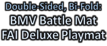 2-in-1 BMV Battle Mat and Fate and Isolation Deluxe Playmat logo