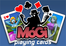 MoGi Playing Cards advertisement