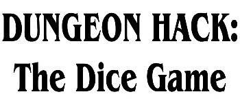 Dungeon Hack - The Dice Game - Full boxed version logo