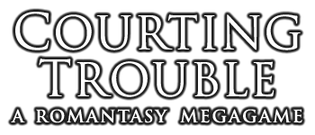 Courting Trouble logo